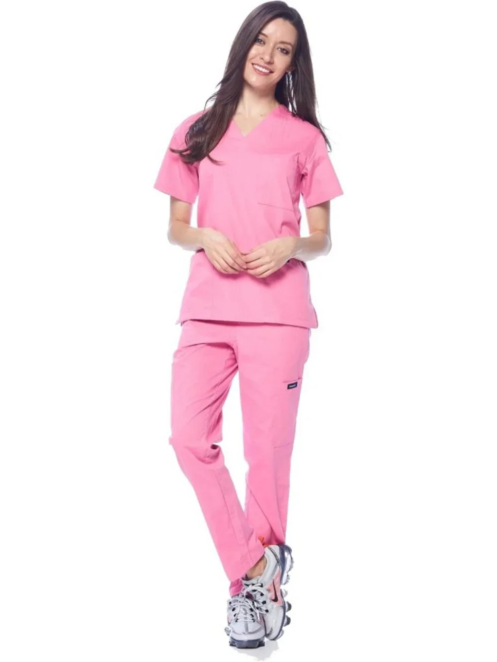 Unisex Medical Scrubs Set - Comfortable Top & Pants for Healthcare Professionals